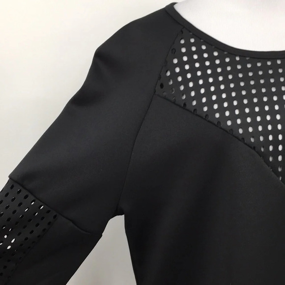 Fabletics Sweatshirt Womens XL Black Tilly Neoprene Dreams‎ Pullover - Picture 10 of 15